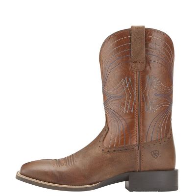 Ariat Western: Sport Wide Square Toe Botas Western Hombre - Beige (WMILD5387)